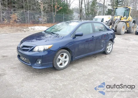2011 Toyota Corolla S из США, поврежденный, VIN 2T1BU4EE1BC638761